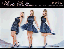 Tablet Screenshot of alexis-bellino.com